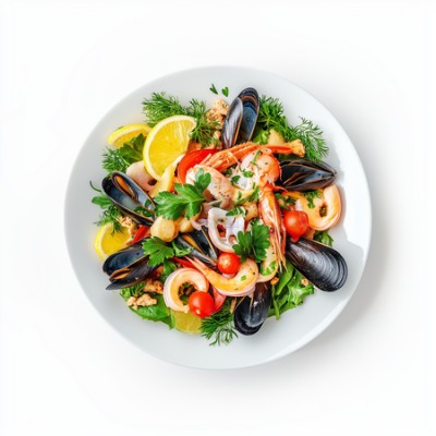 Фирменное блюдо Морской гриль прованс - купить в Соловьево