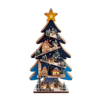 Деревянная ёлка 60 см - купить в Соловьево